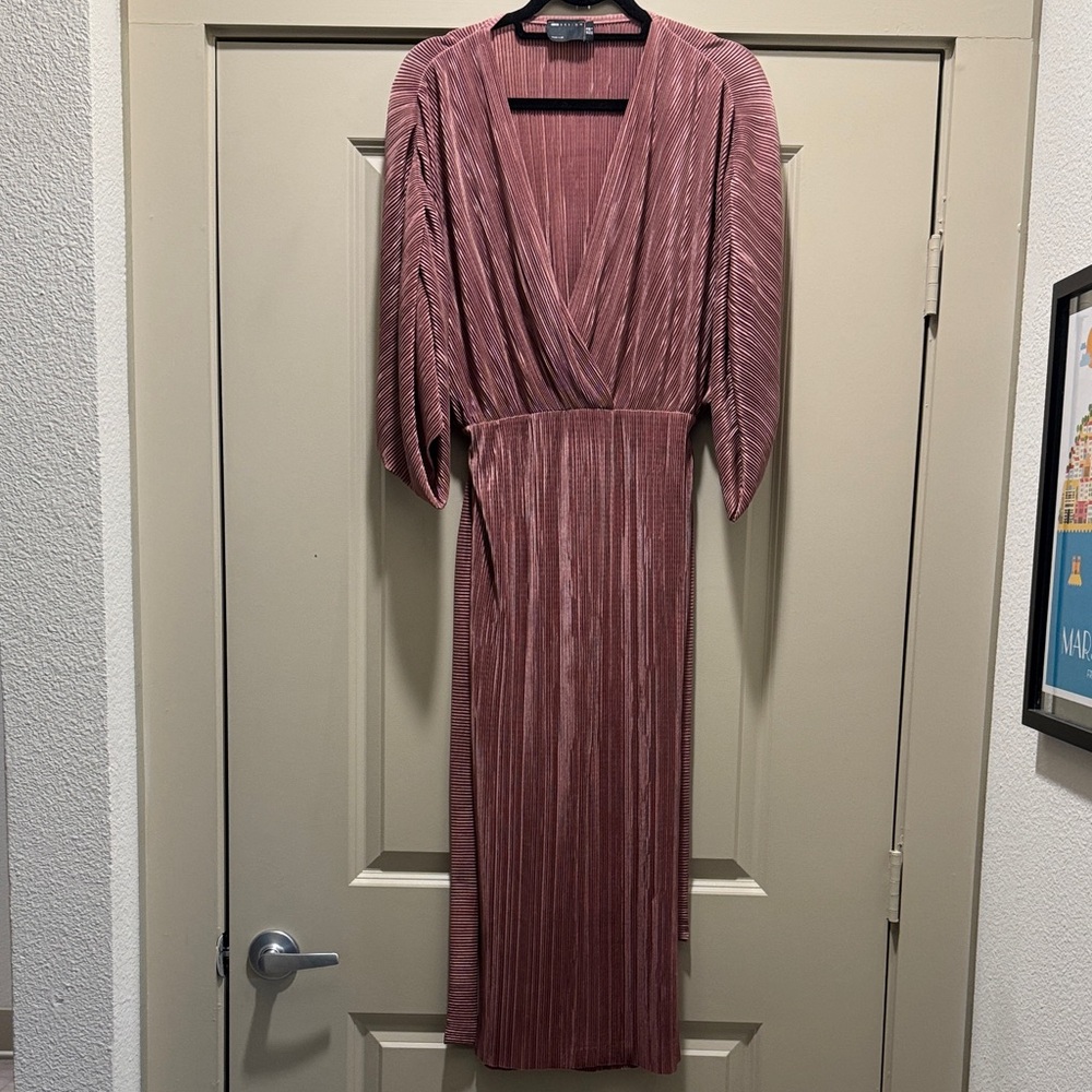 Pink Long Sleeve Dress